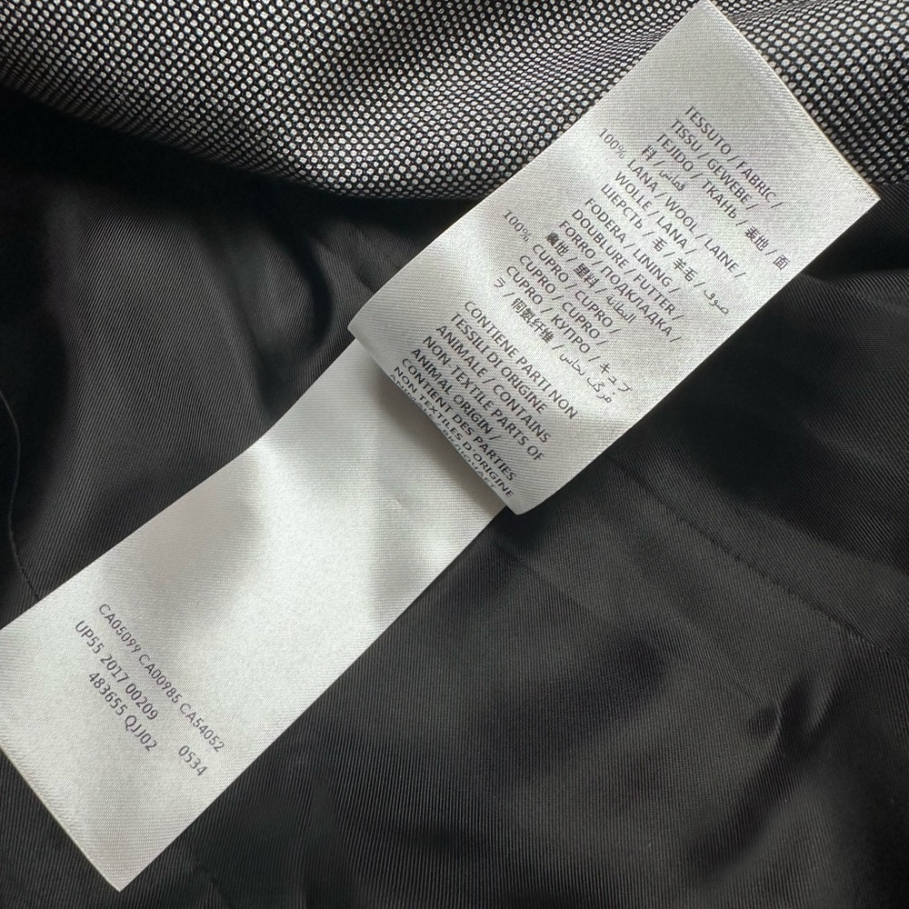 Alexander McQueen Asymmetrical Draped Gray Blazer - Picture 14 of 14